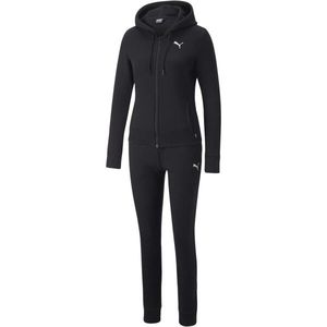 Puma CLASSIC HOODED TRACKUSUIT FL Dámská tepláková souprava, černá, velikost obraz