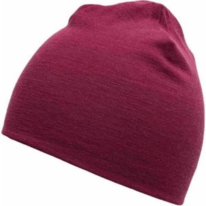 Devold LAUPAREN MERINO 190 BEANIE Unisex Merino čepice, vínová, velikost obraz