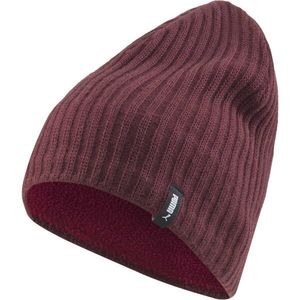 Puma ACTIV SLOUCHY BEANIE Dámská čepice, vínová, velikost obraz