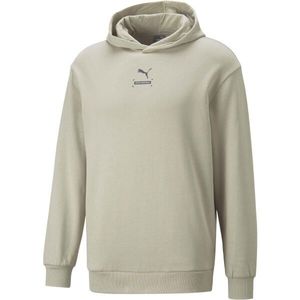 Puma BETTER HOODIE Pánská mikina, béžová, velikost obraz