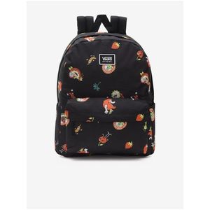 Černý pánský vzorovaný batoh VANS WM OLD SKOOL H20 BACKPACK WMN obraz