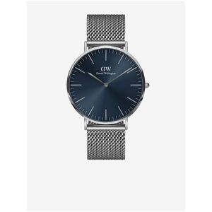 Pánské hodinky v stříbrné barvě Daniel Wellington hodinky CLASSIC obraz