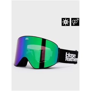 Snowboardové brýle Edmond - black/mirror green HORSEFEATHERS obraz