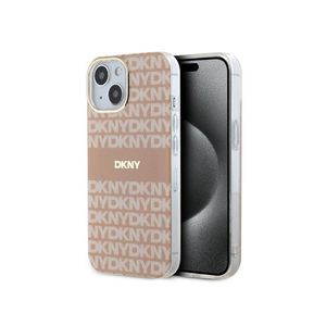 PC/TPU Repeat Pattern Tonal Stripe Magsafe Zadní Kryt pro iPhone 15 Pink DKNY obraz