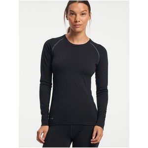 dámské funkční triko s dlouhým rukávem TENSON Himalaya Baselayer Merino Top W černé obraz