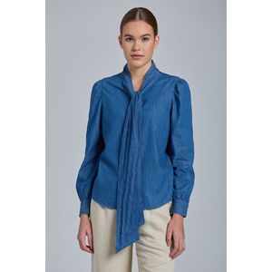 KOŠILE GANT D1. INDIGO BOW SHIRT INDIGO obraz