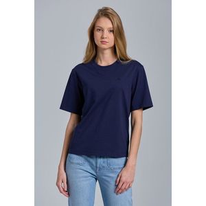 TRIČKO GANT D1. ICON G ESSENTIAL SS T-SHIRT EVENING BLUE obraz