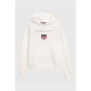 MIKINA GANT SHIELD HOODIE EGGSHELL obraz