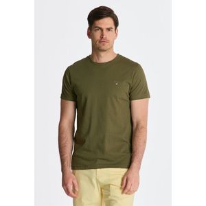 TRIČKO GANT ORIGINAL SS T-SHIRT JUNIPER GREEN obraz