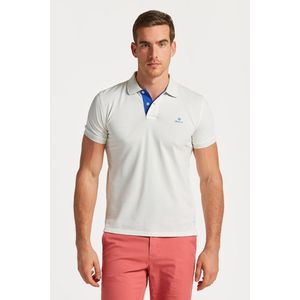 POLOKOŠILE GANT CONTRAST COLLAR PIQUE SS RUGGER EGGSHELL obraz