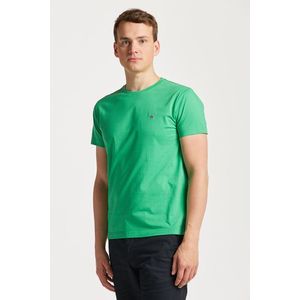 TRIČKO GANT ORIGINAL SS T-SHIRT MID GREEN obraz