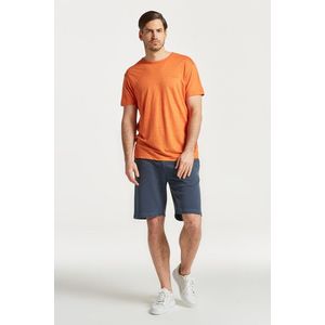 TEPLÁKOVÉ ŠORTKY GANT SUNFADED SHORTS EVENING BLUE obraz