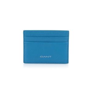 POUZDRO NA PLATEBNÍ KARTY GANT UNISEX. LEATHER CARD HOLDER DAY BLUE obraz