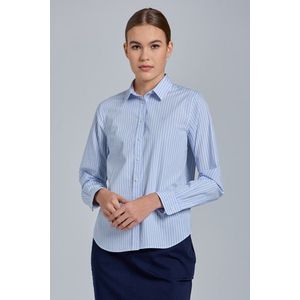 KOŠILE GANT REG BROADCLOTH STRIPED SHIRT MUTED BLUE obraz