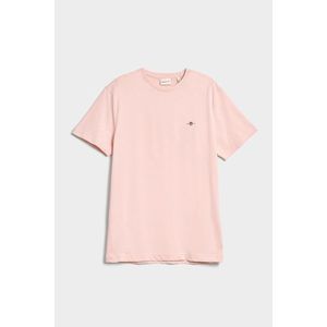 TRIČKO GANT REG SHIELD SS T-SHIRT FADED PINK obraz