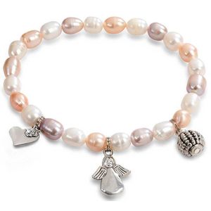 JwL Luxury Pearls Jemný náramek z pravých perel s ozdobami JL0295 obraz