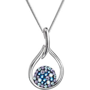 Evolution Group Nadčasový stříbrný náhrdelník s krystaly Swarovski 32075.3 Blue Style (řetízek, přívěsek) obraz