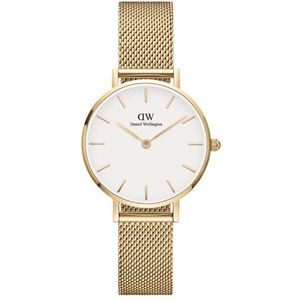 Daniel Wellington Petite 28 Evergold YG White DW00100350 obraz