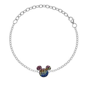 Disney Hravý stříbrný náramek Mickey Mouse BS00025SRML-S obraz