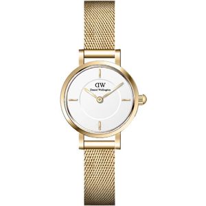 Daniel Wellington Petite Mini 19 Evergold G White DW00100745 obraz