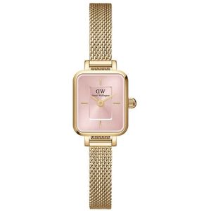 Daniel Wellington Micro Quadro Mini Evergold Blush DW00100655 obraz