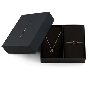 Daniel Wellington Krásný pozlacený set šperků Elan Unity DW00300004 (náhrdelník, náramek) obraz