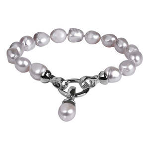 JwL Luxury Pearls Náramek z pravých šedých perel JL0558 obraz