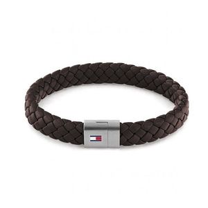 Tommy Hilfiger Tmavě hnědý kožený náramek s ocelovým zapínáním 2790330 obraz