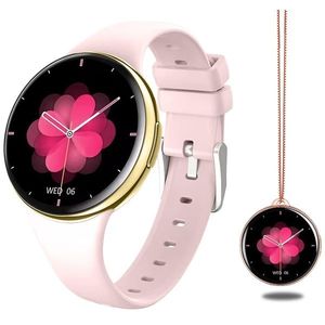 Wotchi AMOLED Smartwatch DM75 – Gold - Pink obraz