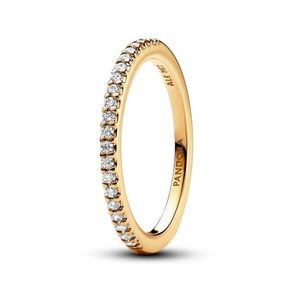 Pandora Třpytivý pozlacený prsten Shine Timeless 162999C01 52 mm obraz