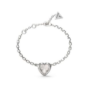 Guess Romantický ocelový náramek se srdíčkem Mon Amour JUBB04607JWRH 14, 5 cm obraz