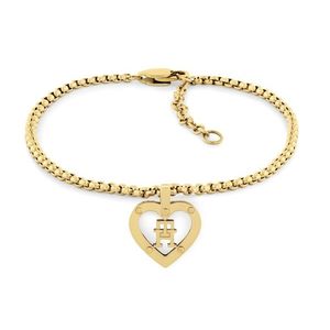 Tommy Hilfiger Stylový pozlacený náramek Monogram Heart 2780921 obraz