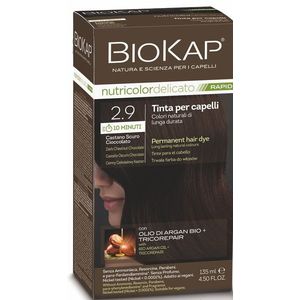 Biokap BIOKAP DELICATO RAPID barva na vlasy - 2.9 Tmavě čokoládově kaštanová 135 ml obraz