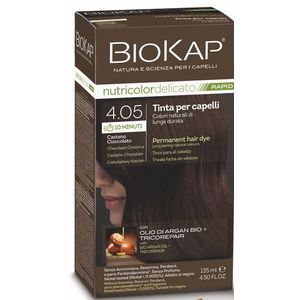 Biokap BIOKAP DELICATO RAPID barva na vlasy - 4.05 Čokoládově kaštanová 135 ml obraz