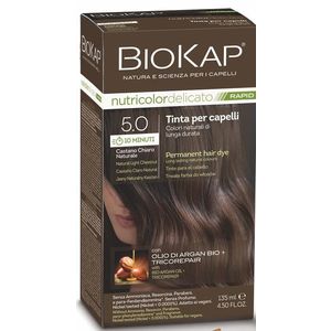 Biokap BIOKAP DELICATO RAPID barva na vlasy - 5.0 Kaštanová světlá přírodní 135 ml obraz