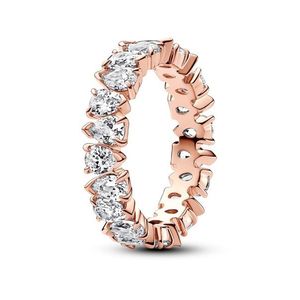 Pandora Oslnivý pozlacený prsten Rose Timeless 183021C01 58 mm obraz