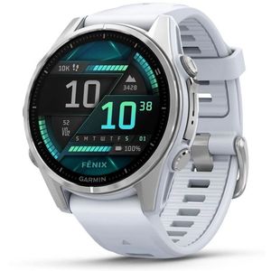 Garmin fēnix 8 AMOLED 010-02903-00 - 43 mm Silver/Whitestone obraz