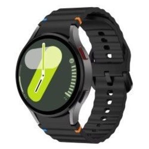 4wrist Silikonový řemínek pro Samsung Galaxy Watch 7 - Black obraz