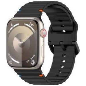 4wrist Řemínek ze silikonu pro Apple Watch 38/40/41 mm - Black obraz