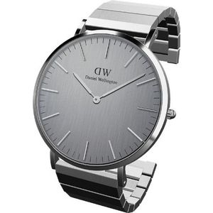 Daniel Wellington Classic 40 Sterling Piano S Brushed Silver DW00100775 obraz