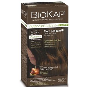 Biokap BIOKAP DELICATO RAPID barva na vlasy - 5.34 Medově kaštanová 135 ml obraz