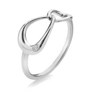 Hot Diamonds Stříbrný dámský prsten s diamantem Sleek DR290 50 mm obraz