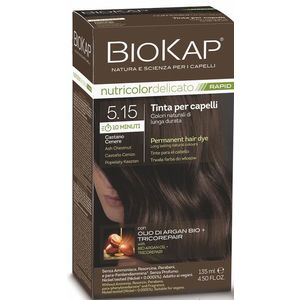 Biokap BIOKAP DELICATO RAPID barva na vlasy - 5.15 Popelavě kaštanová 135 ml obraz