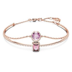 Swarovski Luxusní dvojitý pozlacený náramek s krystaly Swarovski Stilla 5668243 obraz