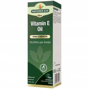 Natures Aid Tekutý Vitamín E 50 ml obraz