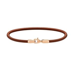 Daniel Wellington Slušivý hnědý kožený náramek St Mawes Perfect Pair DW9980051 18, 5 cm obraz