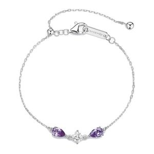 Brosway Stříbrný náramek s kubickými zirkony Magic Purple Fancy FMP114 obraz