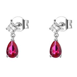 Brosway Stříbrné visací náušnice s kubickou zirkonií Passion Ruby Fancy FPR119 obraz