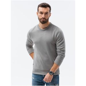 Šedá pánská basic mikina Ombre Clothing obraz