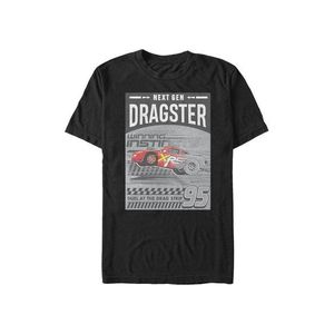 Černé pánské tričko Pixar Dragster Gen obraz